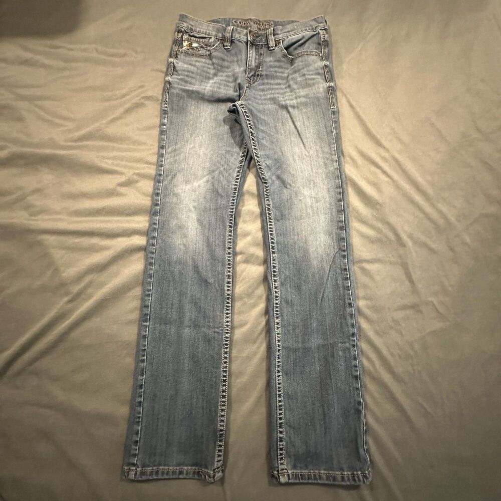 Cody James Jeans Mens 31x34 Bootcut Slim Western Cotton Spandex Denim RN138823